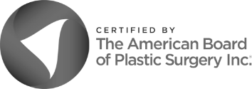 Certified by the American Board of Plastic Surgery Inc.